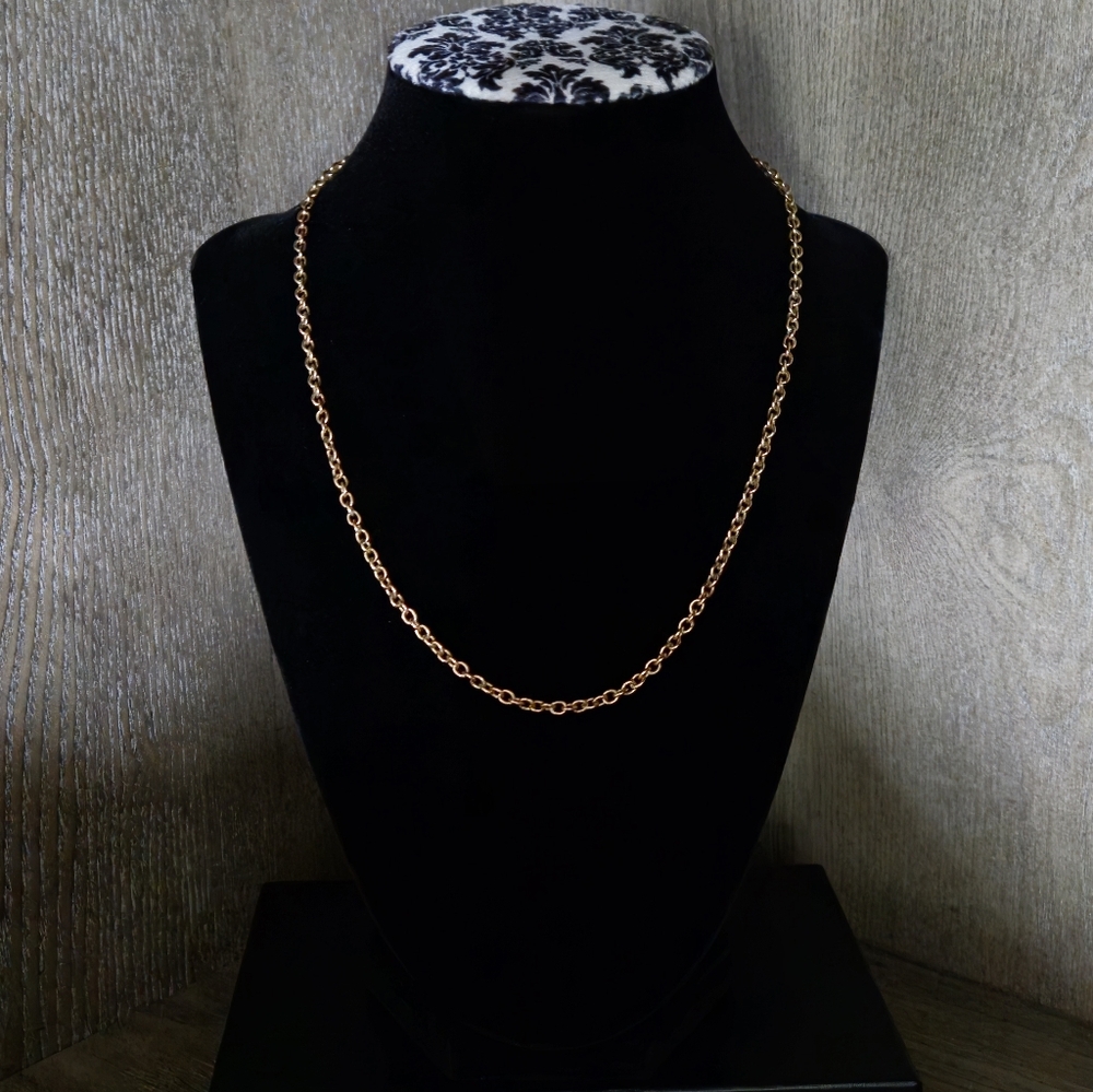 NICKY BUTLER NB Designer RETIRED Vintage 18" Bronze Collection Chain Necklace - Picture 2 of 12